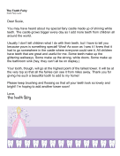 Tooth Fairy Letter Castle Building