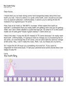 Tooth Fairy Letter Child Asking For More