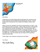 Tooth Fairy Letter No Contact Covid
