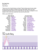 Tooth Fairy Name List