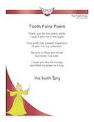 Funny Tooth Fairy Poem