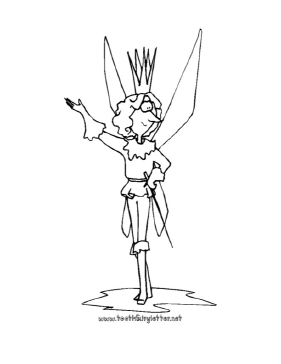 Fairy Princess Coloring Page