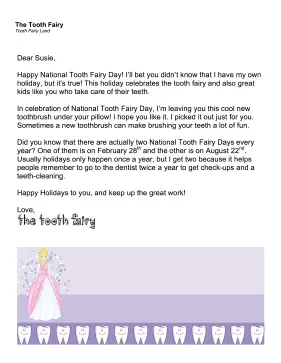 National Tooth Fairy Day