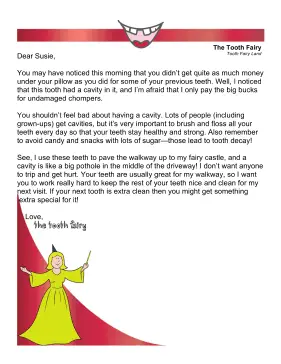 Tooth Fairy Cavity