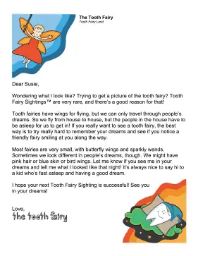 Tooth Fairy Sightings